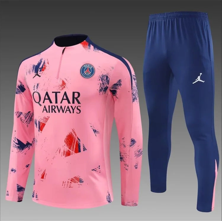 Survêtement Entraînement PSG 2024/2025 Rose S-XXL